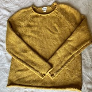 Gold/mustard yellow J Crew Crewneck Sweater